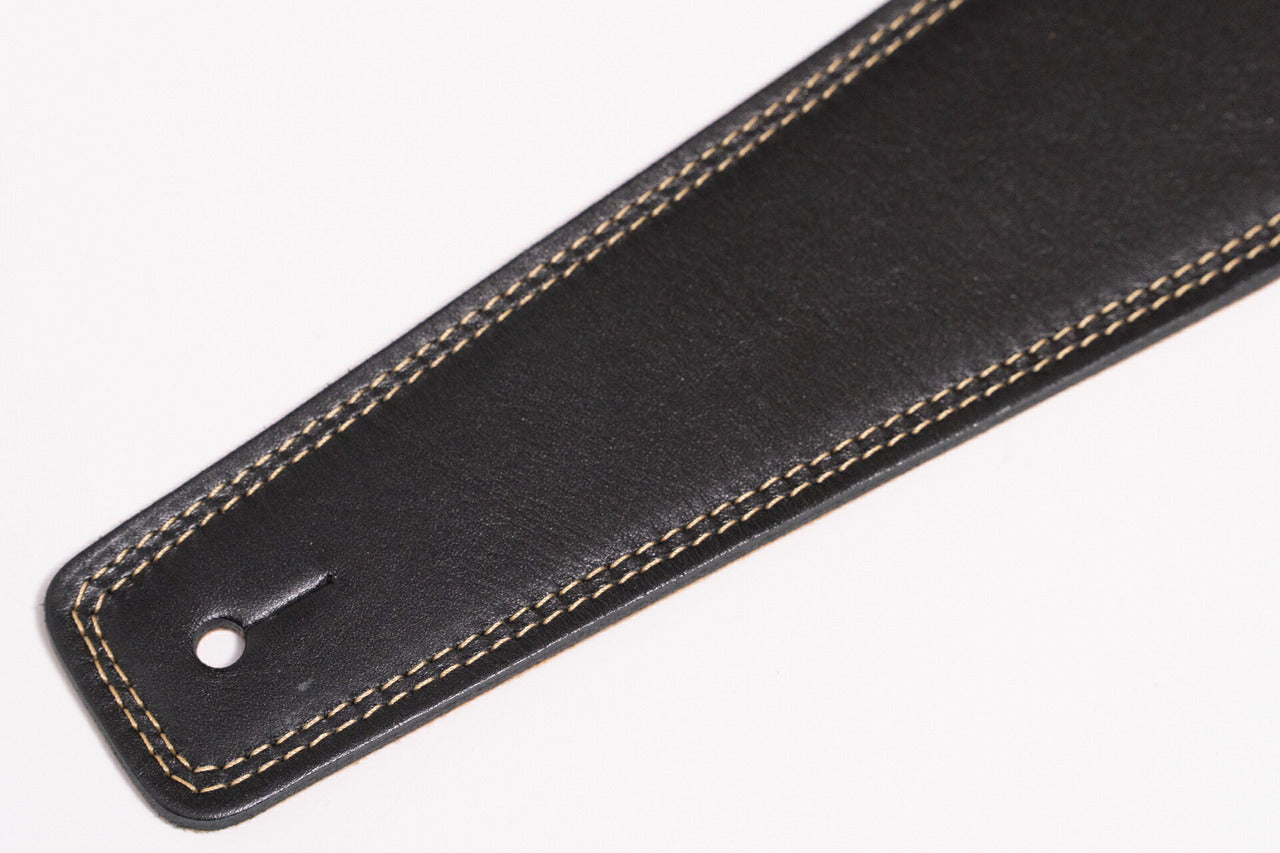 【new】Moody Straps / 2.5 Inch Black/Tobacco  Leather Long Tail【GIB Yokohama】