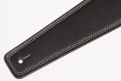 【new】Moody Straps / 2.5 Inch Black/Tobacco  Leather Long Tail【GIB Yokohama】