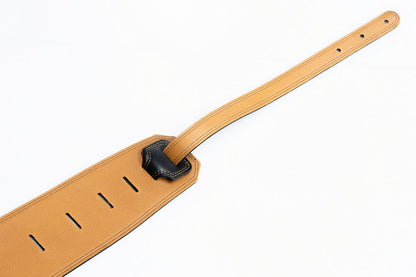 【new】Moody Straps / 4.0 Inch Black/Tobacco Leather Standard Tail 【GIB Yokohama】
