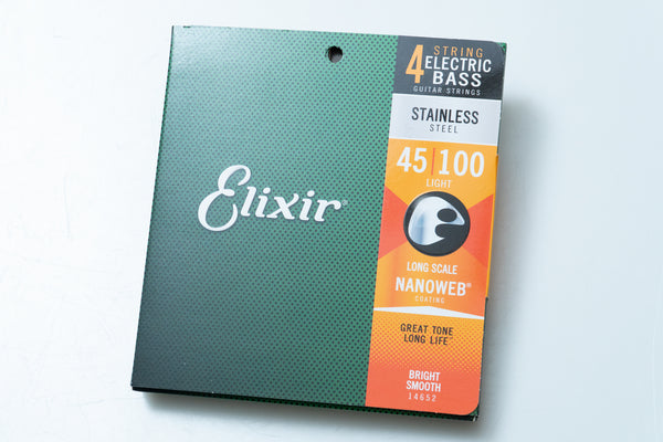 【new】Elixir / NANOWEB Light / Long Scale / Stainless / 4st Bass / #14652 / 045-100【GIB Yokohama】