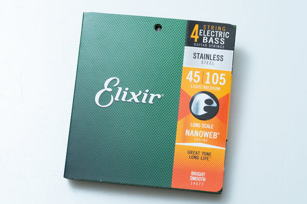 【new】Elixir / NANOWEB Light Medium / Long Scale / Stainless / 4st Bass / #14677 /  045-105【GIB Yokohama】