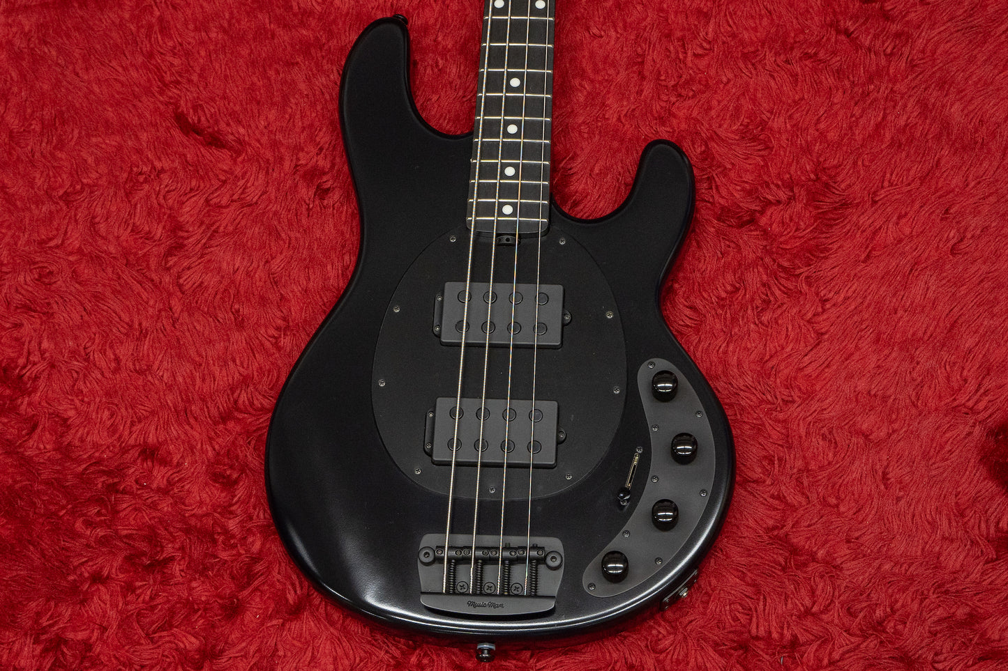 【used】Ernie Ball Music Man / StingRay 3EQ HH Stealth Black 2017 4.640kg #C01891【GIB Yokohama】