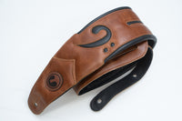 【used】ERGOSTRAPS / Padded FA Whisky Brown / Black details 4"" FA401-br-bk short【GIB Yokohama】