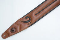 【used】ERGOSTRAPS / Padded FA Whisky Brown / Black details 4"" FA401-br-bk short【GIB Yokohama】