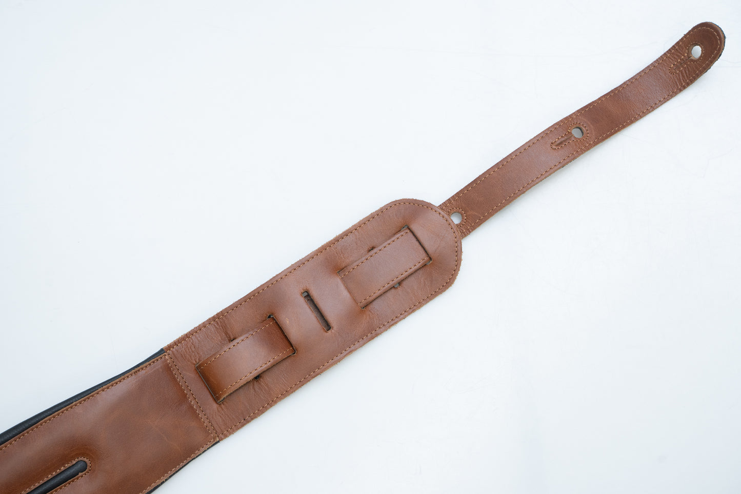 【used】ERGOSTRAPS / Padded FA Whisky Brown / Black details 4"" FA401-br-bk short【GIB Yokohama】
