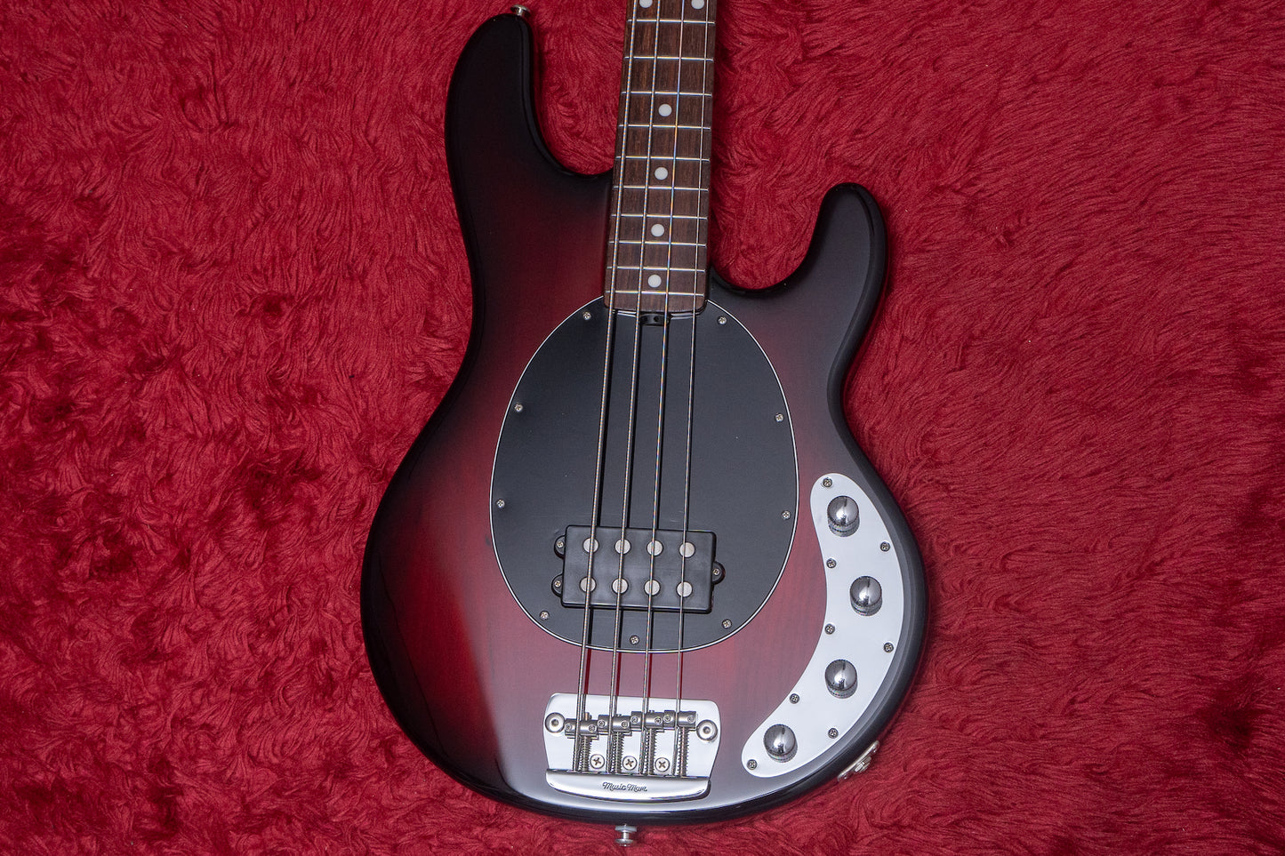 【used】Ernie Ball Music Man / StingRay 4H Neck Through Black Cherry Burst 2015 4.145kg #S00284【GIB Yokohama】