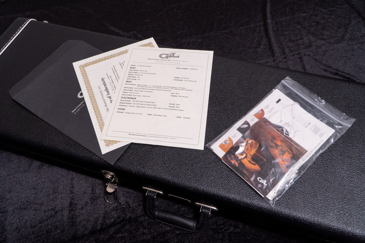 【used】G&L / CLF Research Espada 3-Tone Sunburst #CLF2002193 3.660kg【TONIQ横浜】