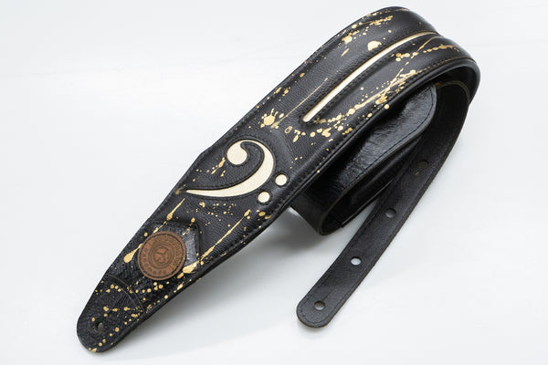 【used】EVO straps / splashed custom straps with F clef #69【GIB Yokohama】