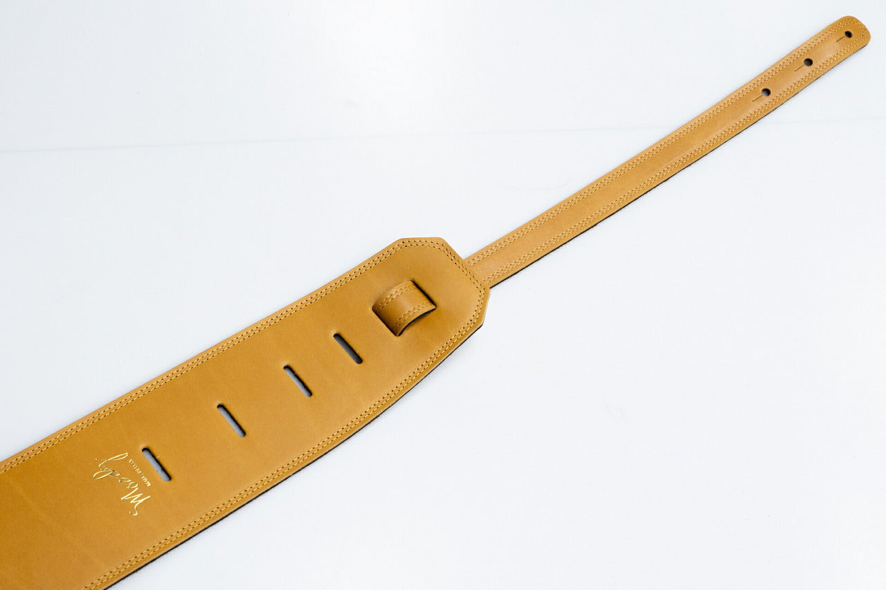 【new】Moody Straps / 4.0 Inch Camel/Tobacco Suede Standard Tail 【GIB Yokohama】