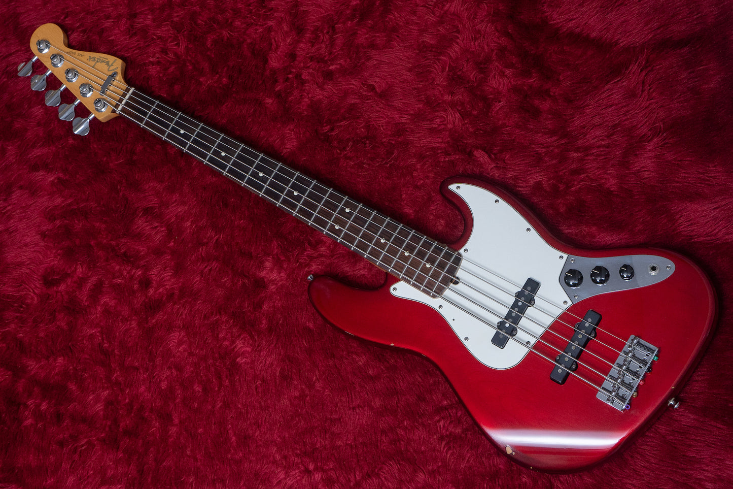 【used】Fender / American Standard Jazz Bass V 50th Anniversary Crimson Red Burst 1996 4.510kg #N6154439【委託品】【GIB Yokohama】