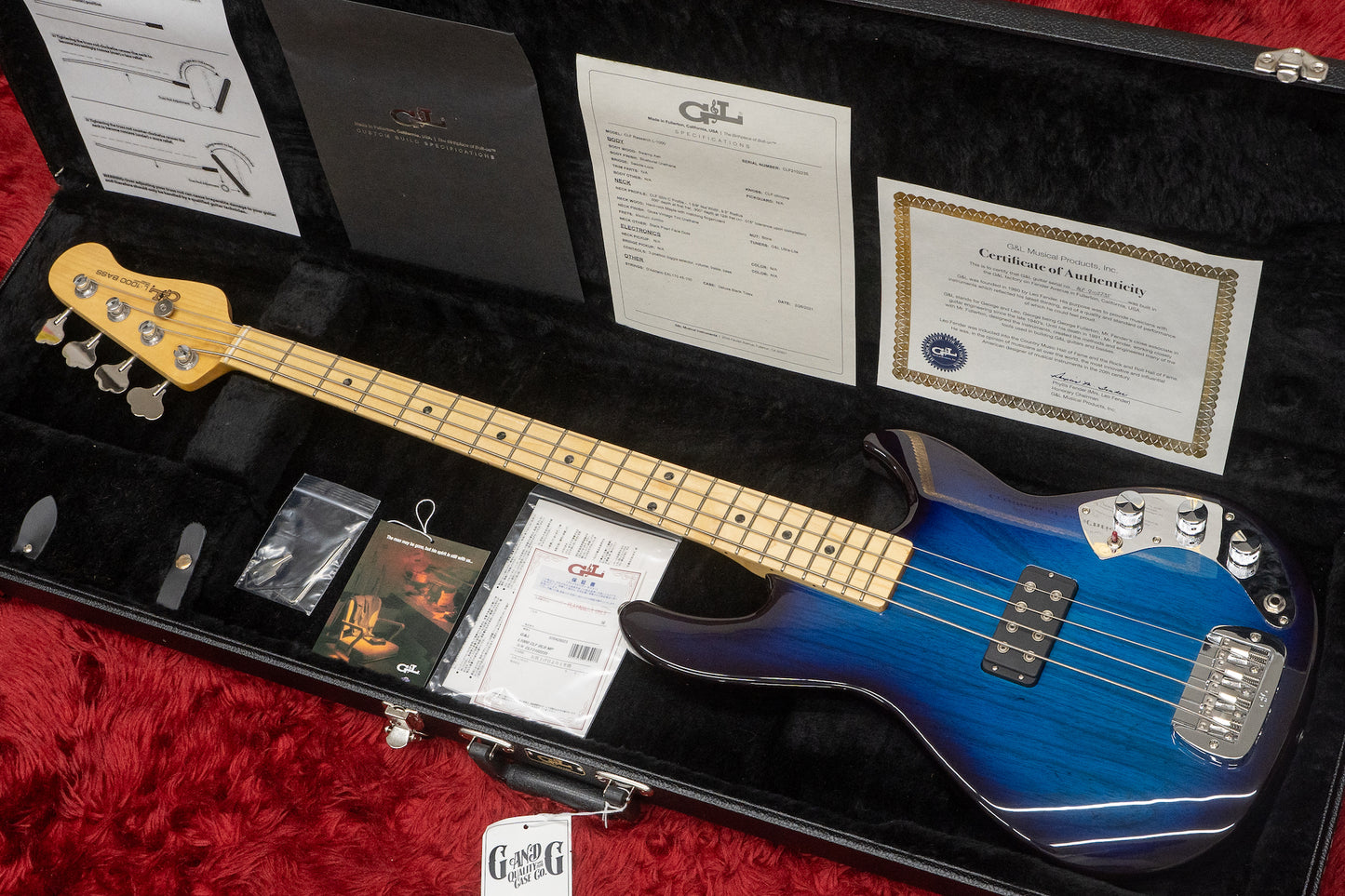 【outlet】G&L / LTD CLF Research L1000 BLB MP #CLF2102235 4.255kg【GIB Yokohama】
