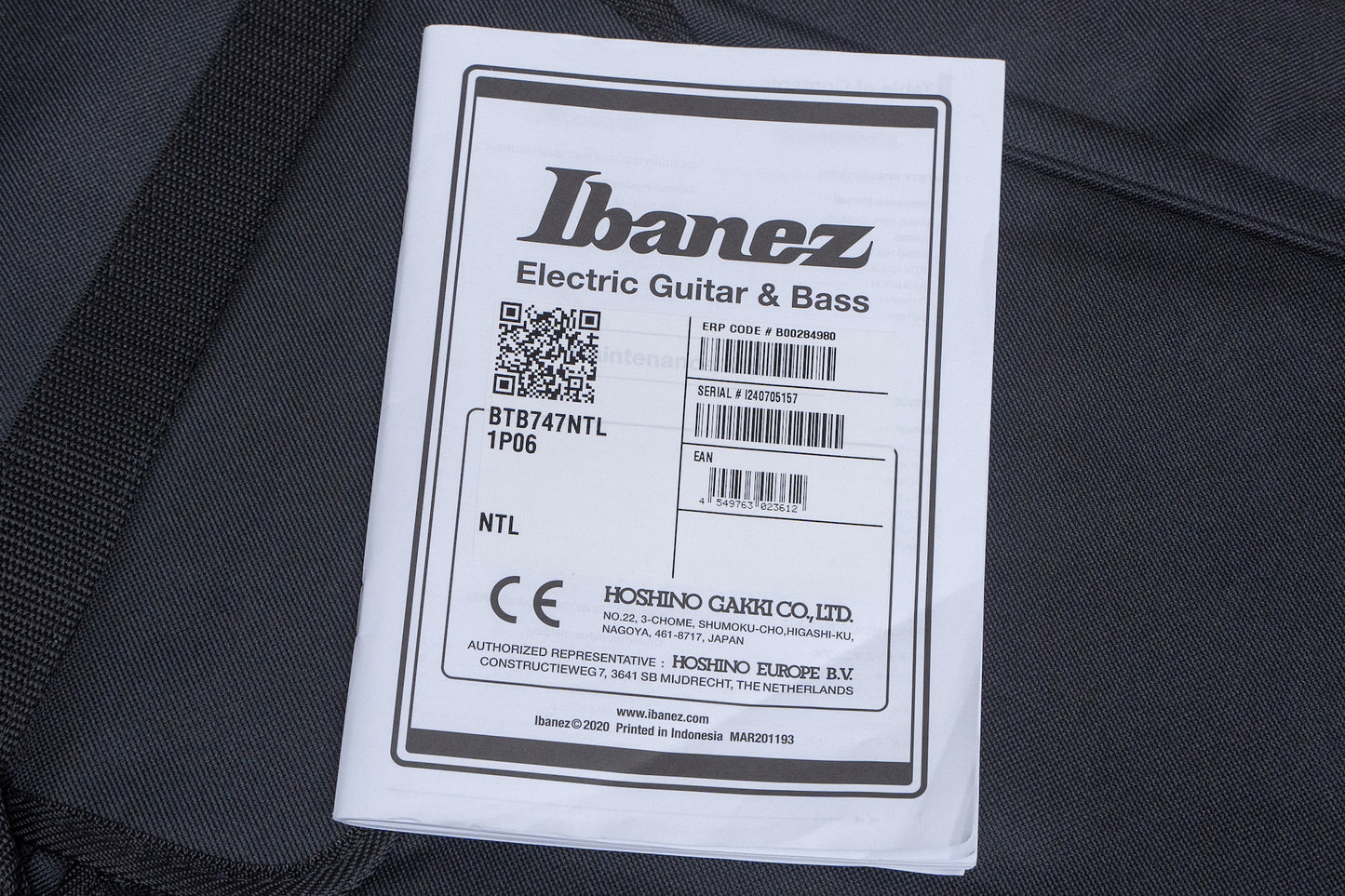【used】Ibanez / BTB747 NTL 2024 4.780kg #240705157【GIB Yokohama】
