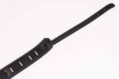 【new】Moody Straps / 2.5 Inch Black / Black Leather Standard Tail【GIB Yokohama】