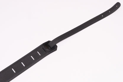 【new】Moody Straps / 2.5 Inch Black / Black Leather Standard Tail【GIB Yokohama】