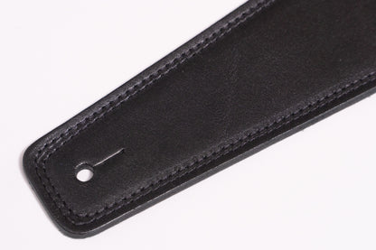 【new】Moody Straps / 2.5 Inch Black / Black Leather Standard Tail【GIB Yokohama】