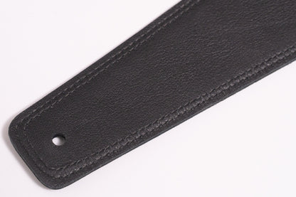 【new】Moody Straps / 2.5 Inch Black / Black Leather Standard Tail【GIB Yokohama】