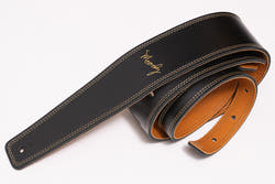 【new】Moody Straps / 2.5 Inch Black/Tobacco  Leather Long Tail【GIB Yokohama】