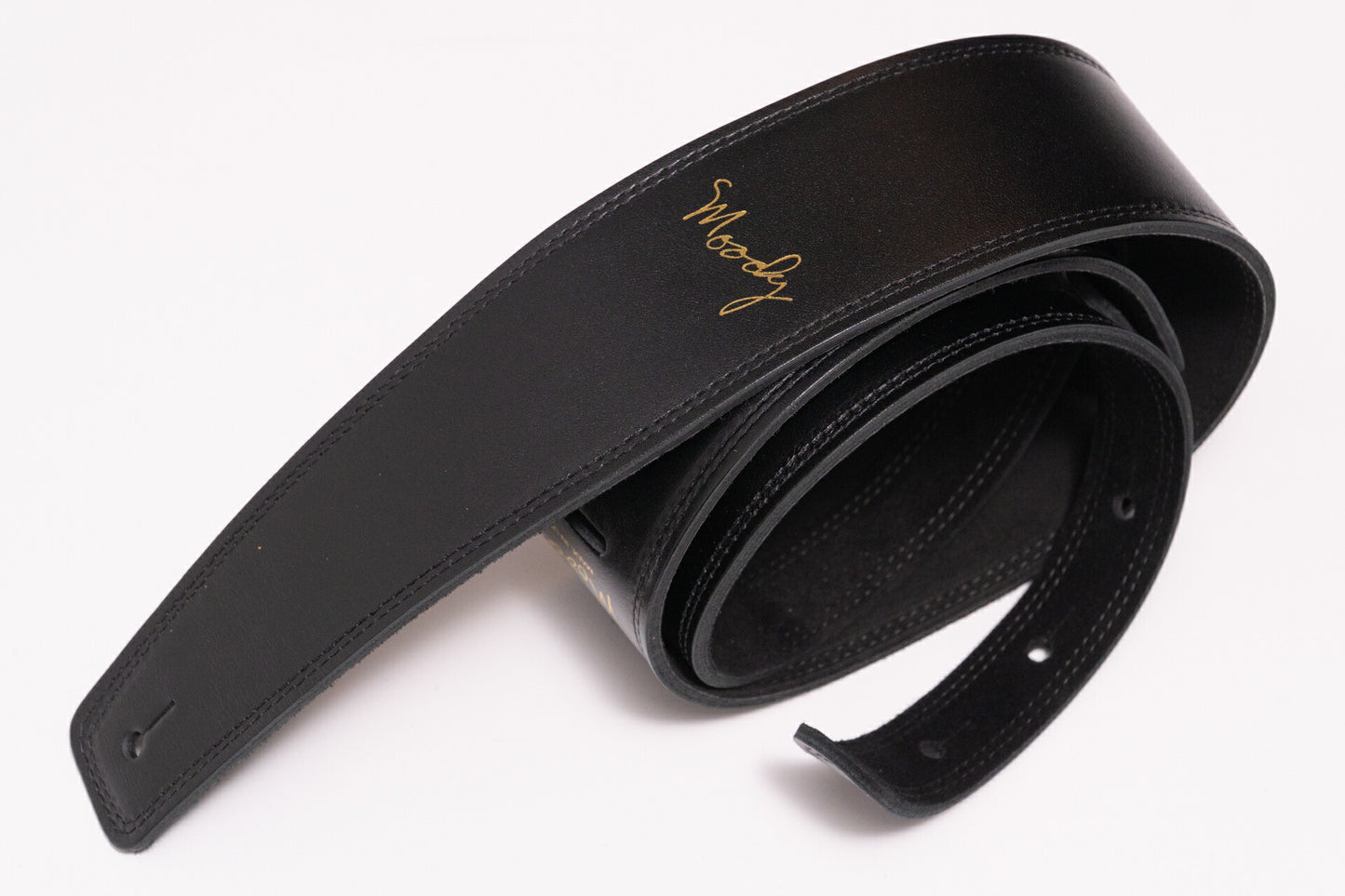 【new】Moody Straps / 2.5 Inch Black/Black Suede Long Tail【GIB Yokohama】