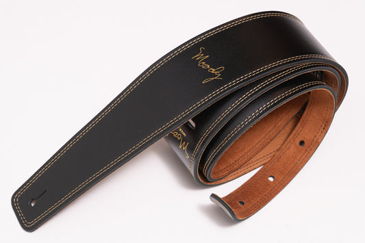 【new】Moody Straps / 2.5 Inch Black/Tobacco Suede Long Tail【GIB Yokohama】