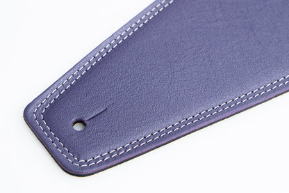 【new】Moody Straps / 4.0 Inch Violet/Cream Leather Standard Tail 【GIB横浜】
