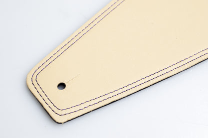 【new】Moody Straps / 4.0 Inch Violet/Cream Leather Standard Tail 【GIB横浜】