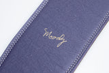 【new】Moody Straps / 4.0 Inch Violet/Cream Leather Standard Tail 【GIB横浜】