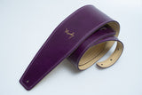 【new】Moody Straps / 4.0 Inch Purple/Cream Leather Standard Tail【GIB Yokohama】