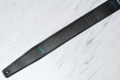 【new】moody Straps / Leather - Leather 2.5"" Long Black / Blue【GIB Yokohama】