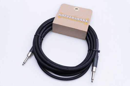【new】Rattlesnake Cable / 15ft Standard in Black S/S 【GIB Yokohama】