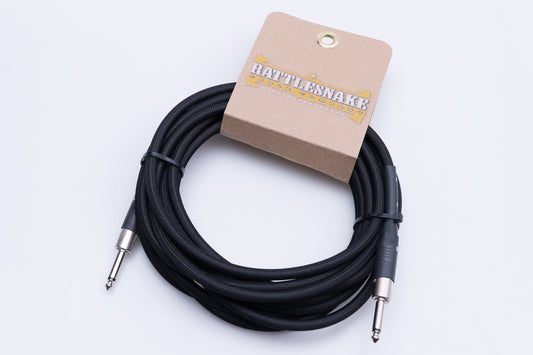 【new】Rattlesnake Cable / 20ft Standard in Black S/S 【GIB Yokohama】