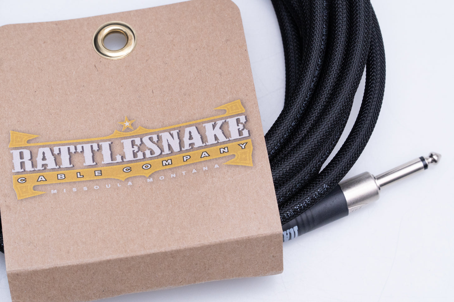 【new】Rattlesnake Cable / 20ft Standard in Black S/S 【GIB Yokohama】