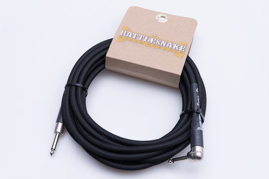 【new】Rattlesnake Cable / 20ft Standard in Black S/L 【GIB Yokohama】