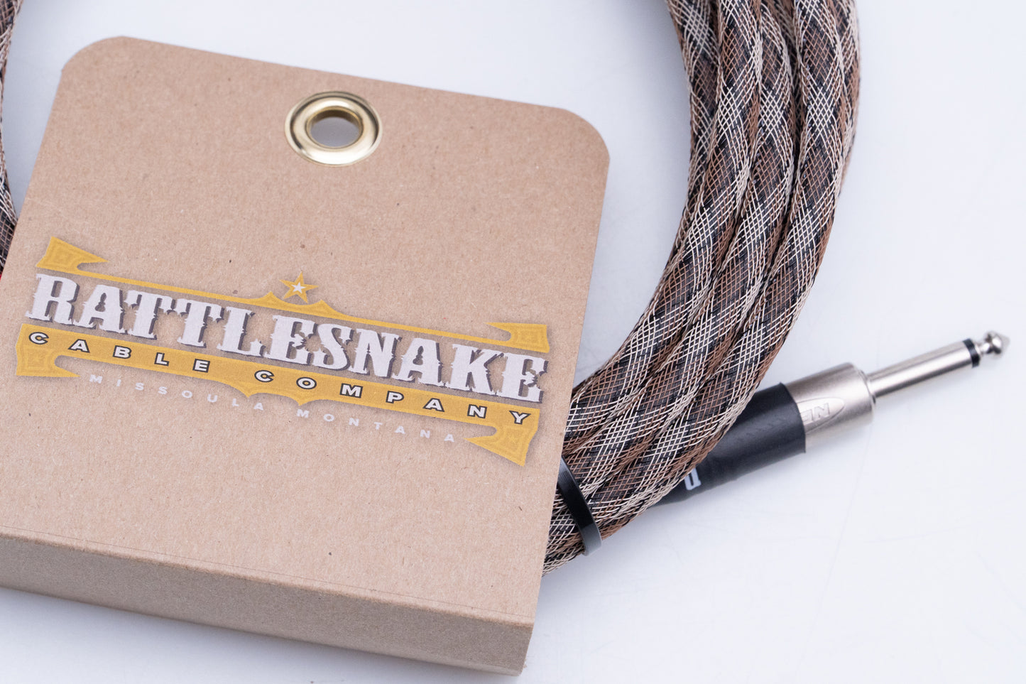 【new】Rattlesnake Cable / 20ft Standard in Snake Weave S/S 【GIB Yokohama】