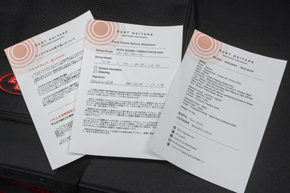 【outlet】RUNT GUITARS / Hucho4 Standard 4.170kg【GIB Yokohama】