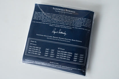 [new] sadowsky / SBN40B Blue 5-string nickel string  [Yokohama Store]