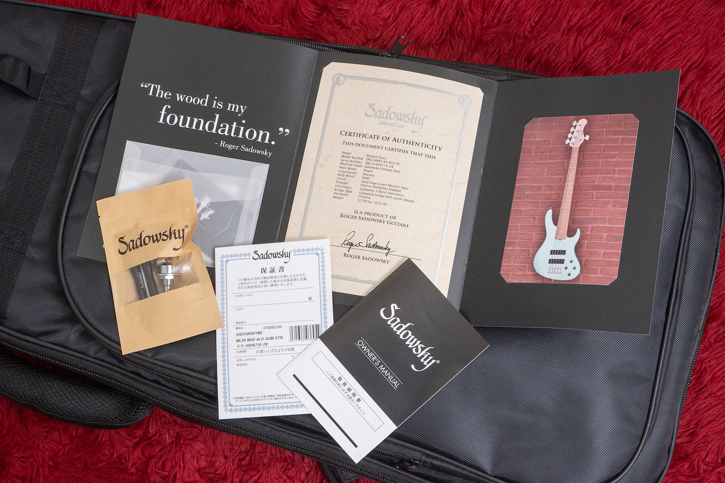 【new】Sadowsky / ML24 MS5 ALD SGM STN 3.82kg #H004719-24【GIB Yokohama】