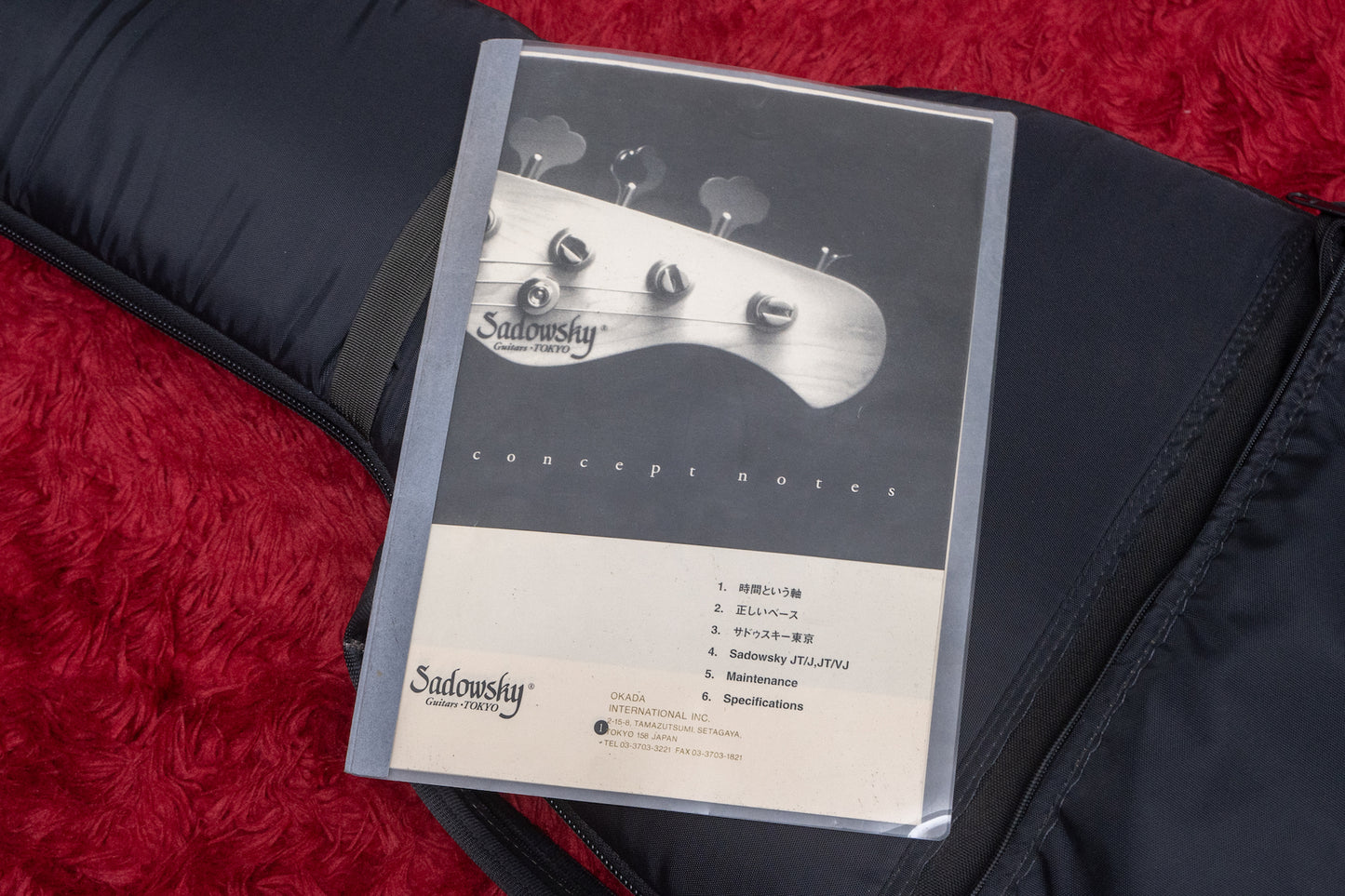 【used】Sadowsky Tokyo / JT/J Red 0 3.985kg #275【GIB Yokohama】