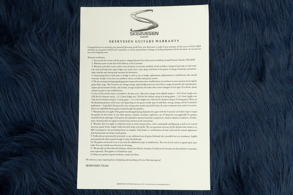 【used】Skervesen / Velo bass 4 2022 3.33kg #45309【GIB Seoul】