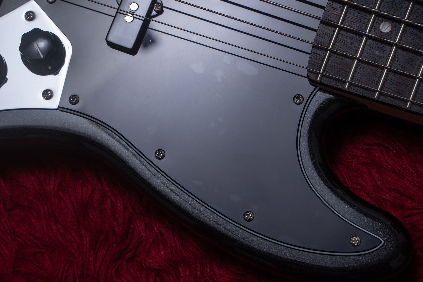 【used】Squier / Affinity Series Jazz Bass VI Black Metallic/Laurel 2024 4.265kg #CYKH24005617【GIB Yokohama】