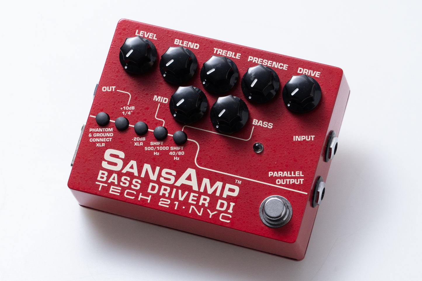 【used】TECH21 / SANSAMP BASS DRIVER DI V2 Vermilion【GIB Yokohama】