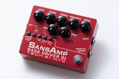 【used】TECH21 / SANSAMP BASS DRIVER DI V2 Vermilion【GIB Yokohama】