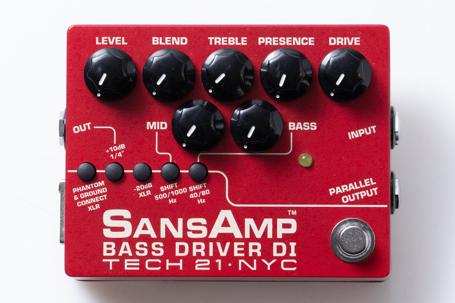 【used】TECH21 / SANSAMP BASS DRIVER DI V2 Vermilion【GIB Yokohama】