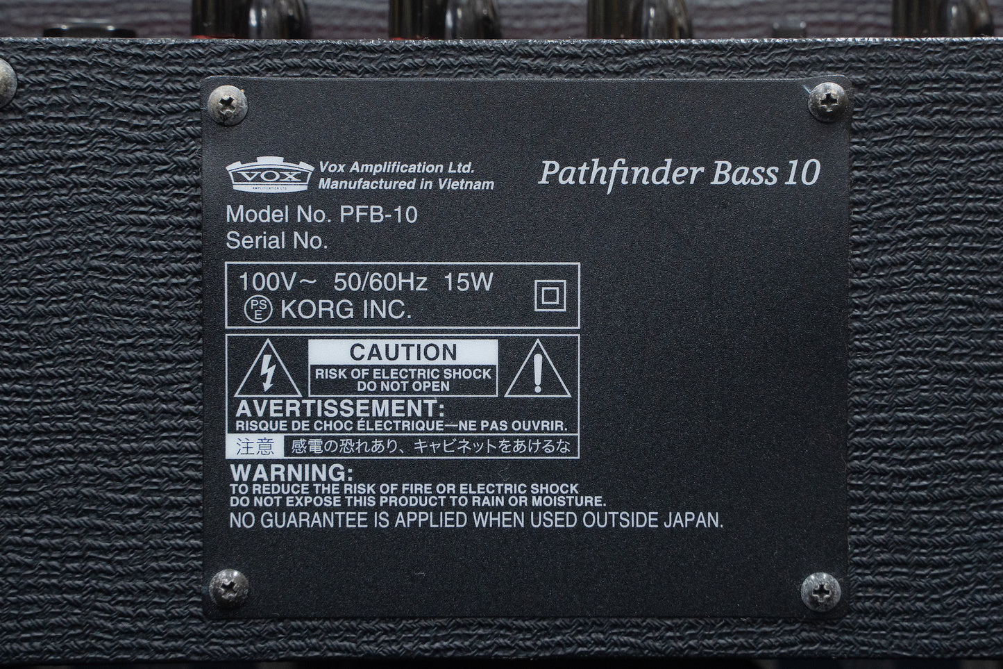【used】VOX / Pathfinder Bass 10【GIB Yokohama】