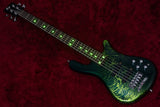 【used】Warwick / Custom Shop STREAMER LX5 Hand-Selected AAA Flame Maple Storm Galaxy Green LED【GIB Yokohama】