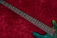 【used】Warwick / Custom Shop STREAMER LX5 Hand-Selected AAA Flame Maple Storm Galaxy Green LED【GIB Yokohama】