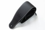 【new】Warwick / Teambuilt Genuine Leather Bass Strap Black Blind Embossing【GIB Yokohama】