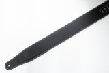 【new】Warwick / Teambuilt Genuine Leather Bass Strap Black Blind Embossing【GIB Yokohama】