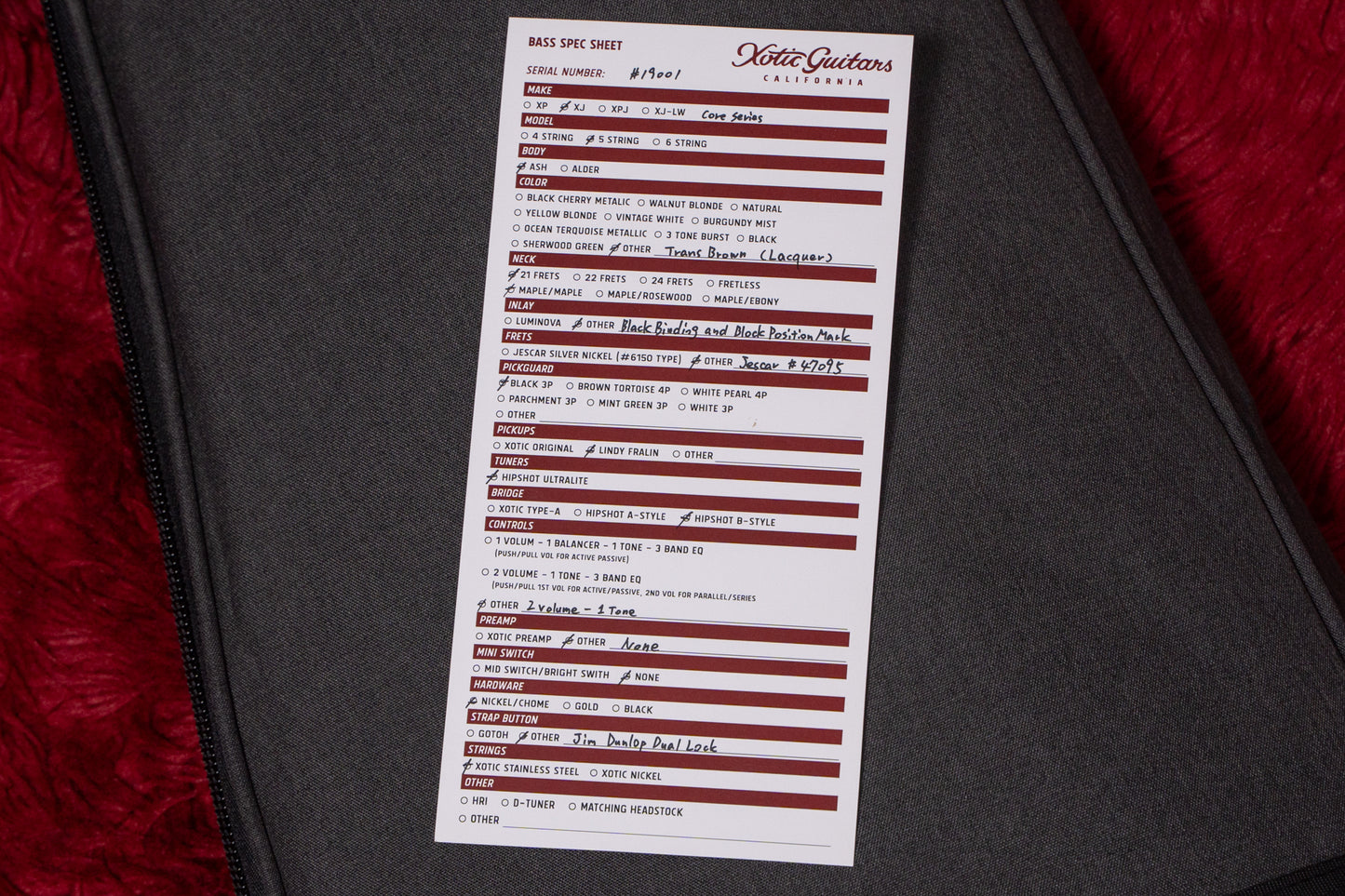 【used】Xotic / XJ-Core 5st Trans Brown 4.075kg #19001【GIB Yokohama】