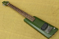 Compact electric guitar reminiscent of a stind burger