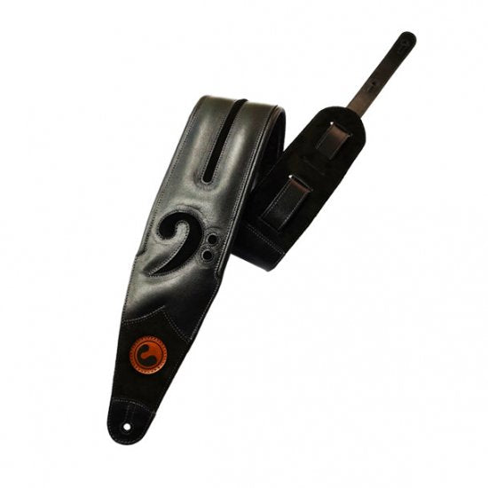 [New] Ergostraps Padded Fa 4" Black / Black Suede Details FA402-BK-BKS Short
